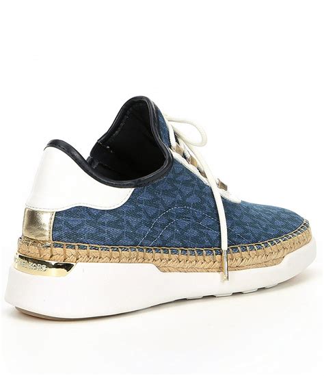 michael kors canvas sneakers|michael kors denim sneakers.